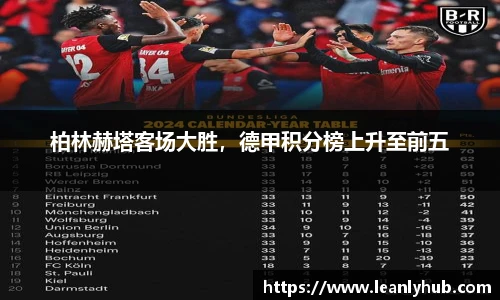柏林赫塔客场大胜，德甲积分榜上升至前五